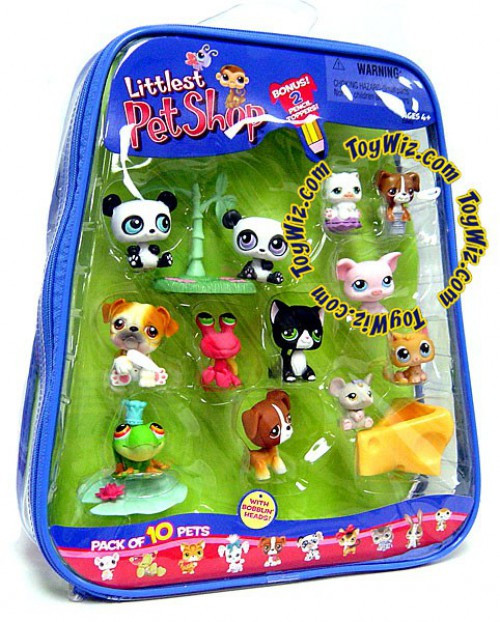 リトルペットショップ Littlestpetshop 猫 10 Littlest Pet Shop Littlest Pet Shop Pack of 10 Pets Figure 10-Pack