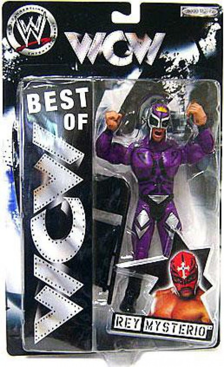 WWE Wrestling WCW Best of WCW Rey Mysterio Action Figure Purple