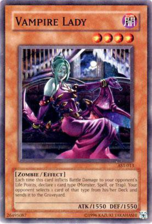 YuGiOh Ancient Sanctuary Single Card Common Vampire Lady AST-013