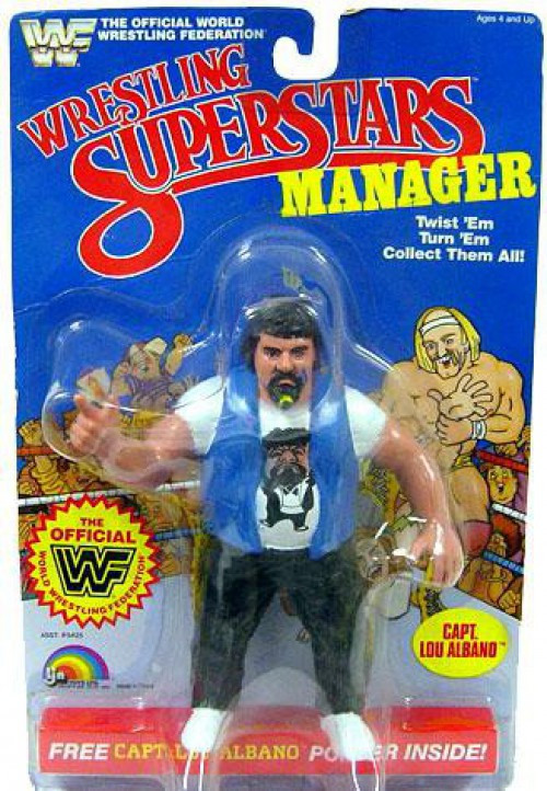 WWE Wrestling WWF Wrestling Superstars Captain Lou Albano Action