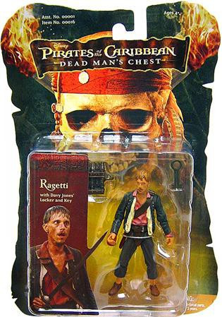 Zizzle Disney Pirates of the Caribbean Davy Jones Action Figure