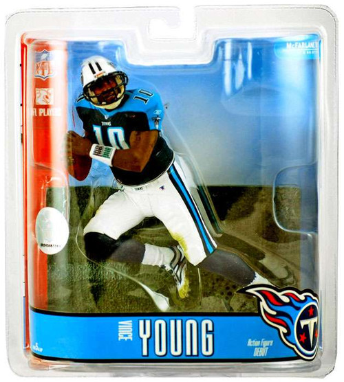 VINCE YOUNG 09 UPPER DECK GAME DAY GEAR JERSEY TENNESSEE TITANS