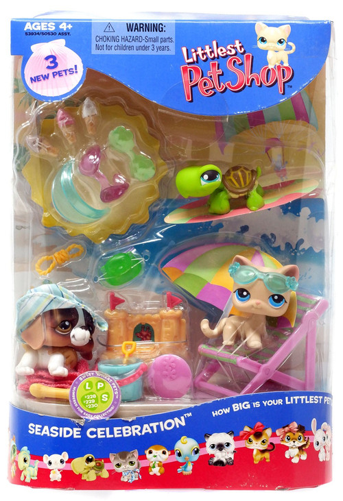 Littlest Pet Shop Summer Seaside Celebration Playset 2 Hasbro Toys