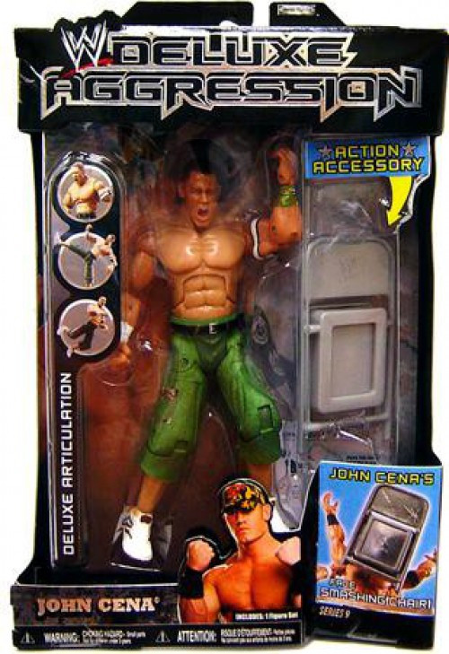 WWE Wrestling Deluxe Aggression Series 9 John Cena Action Figure