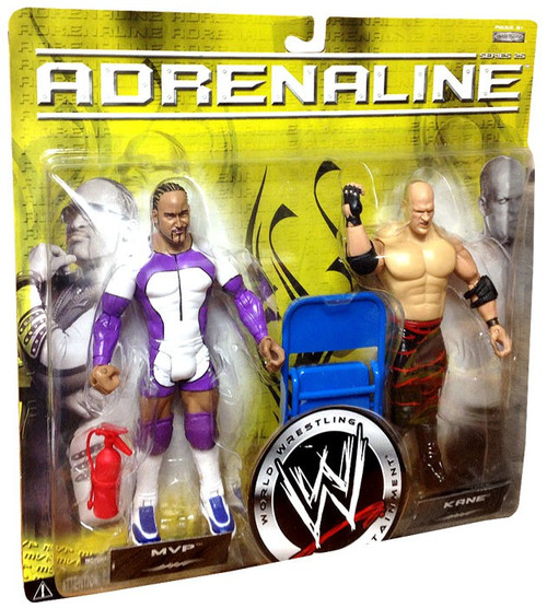 WWE Wrestling Adrenaline Series 25 Kane MVP Action Figure 2-Pack 