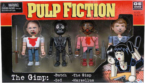 Pulp Fiction The Cast 4 PVC Figurines 8cm Neca