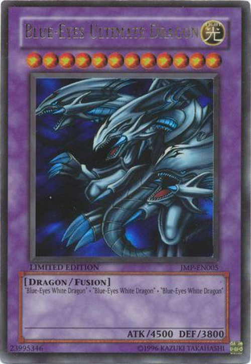 YuGiOh Shonen Jump Ultra Rare Blue Eyes Ultimate Dragon JMP-EN005