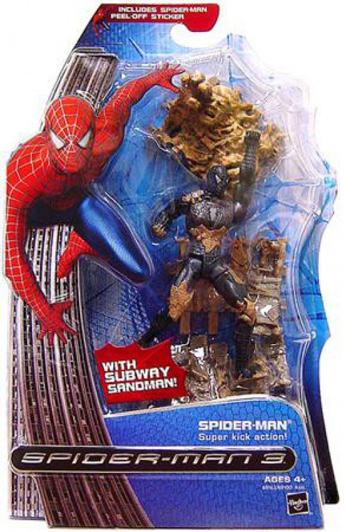 Spider-Man 3 Spider-Man 3 Spider-Man Action Figure Super Kick Action Hasbro  Toys - ToyWiz