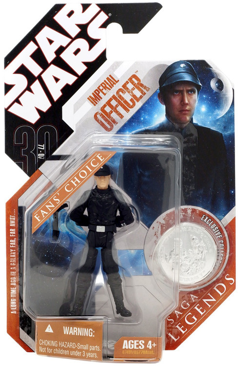 Star Wars 30th Saga Legends IMPERIAL OFFICER Brand NEW W/ Coin NEW 