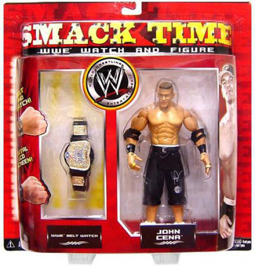 WWE Wrestling Smack Time John Cena Belt Watch Action Figure Jakks
