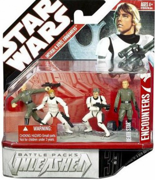 Star Wars 2007 Battle Packs Unleashed Imperial Rebel