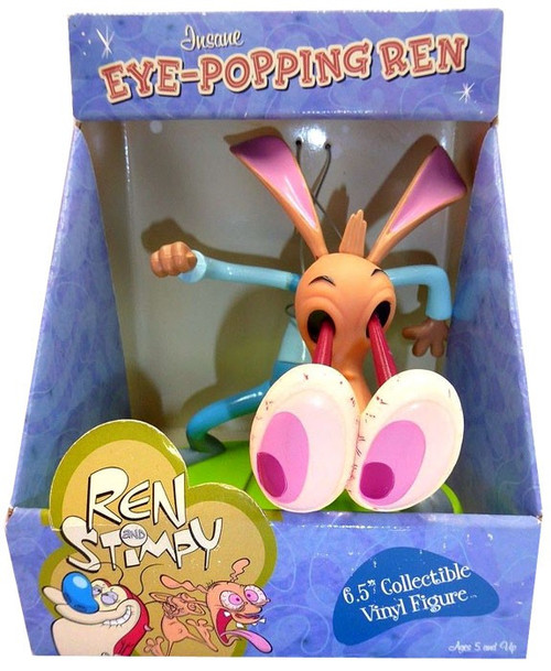 NickToons Ren Stimpy Eye-Popping Ren 6.5 Vinyl Figure Sababa Toys