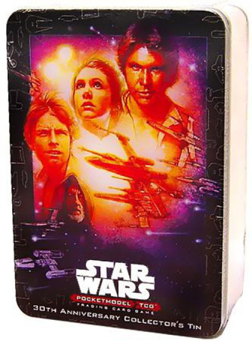 Star Wars Pocketmodel TCG 30th Anniversary Tin Set Wizkids NECA