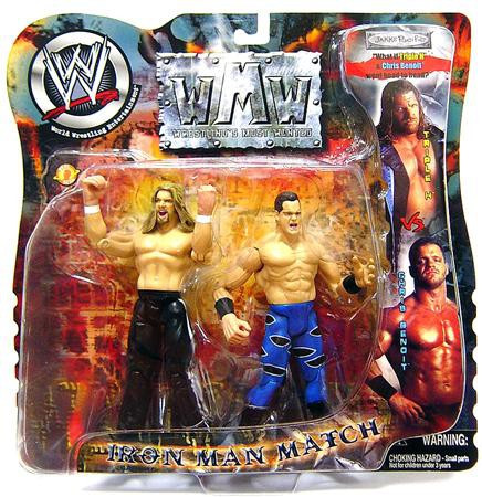 WWE Wrestling Wrestlings Most Wanted Chris Benoit vs. Triple H