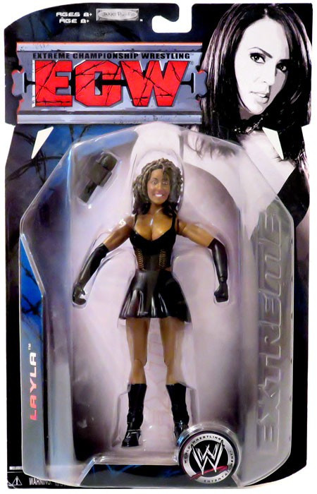 新作揃え 3 Series ECW Wrestling ECW Layla Pacific Jakks Figure Action プロレス、格闘技