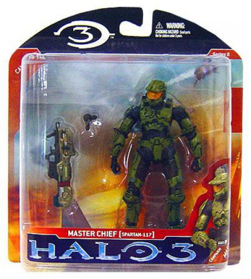 McFarlane Toys Halo 3 Series 2 Master Chief Spartan-117 5 Action Figure ...