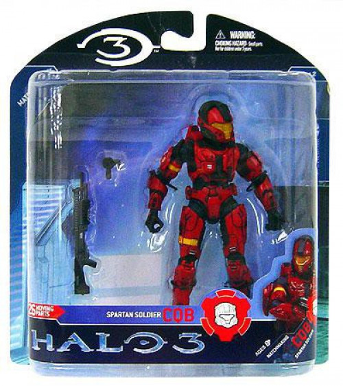 Halo 3 Spartan Soldier COB フィギュア Halo 3 Spartan Soldier CQB Series 1 Action Figure 2008