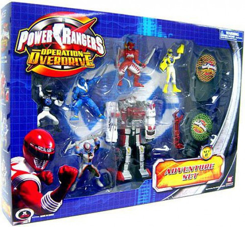 Power Rangers Operation Overdrive Power Rangers Adventure Set PVC