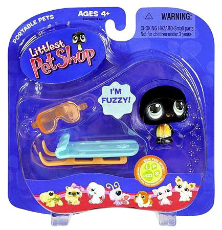 ブライス☆LPSコラボ Littlest Pet Shop Portable Pets Penguin Figure 333 With Sled