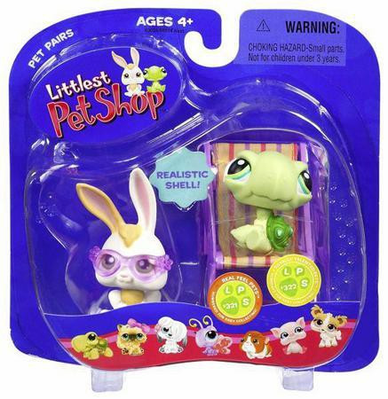 Littlest Pet Shop Pet Pairs Frog & Duck Figure 2-Pack 