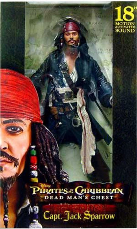 Neca Pirates Of The Caribbean Dead Mans Chest Captain Jack Sparrow 18 Action Figure Toywiz