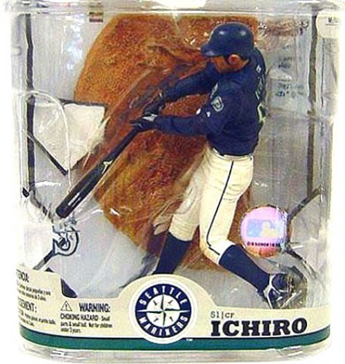 McFarlane Toys MLB Sports Picks Series 1 Action Figure Ichiro Suzuki  (Seattle Mariners) White Jersey - A & D Products NY Corp. Cool Toy Den