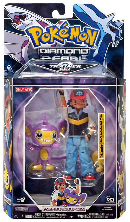 Pokemon Black & White Trainer Figures Ash with Pikachu Exclusive Action  Figure