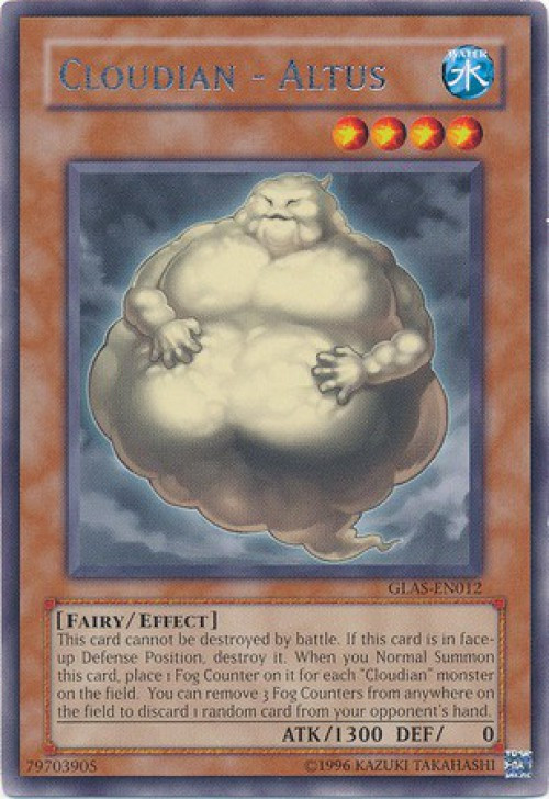 Yu-Gi-Oh! Cloudian Squall Card - GLAS-EN052 Common, 1st Edition From Gladiator's Assault Set