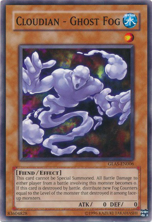 Yugioh Gx Trading Card Game Gladiators Assault Single Card Common Cloudian Ghost Fog Glas En006 Toywiz