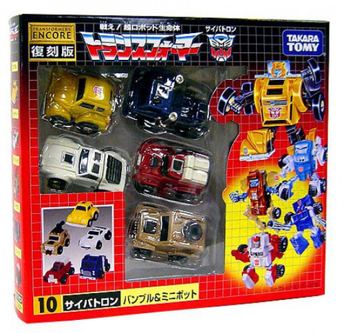 Transformers Japanese Renewal Encore Minibot Action Figure Set 10