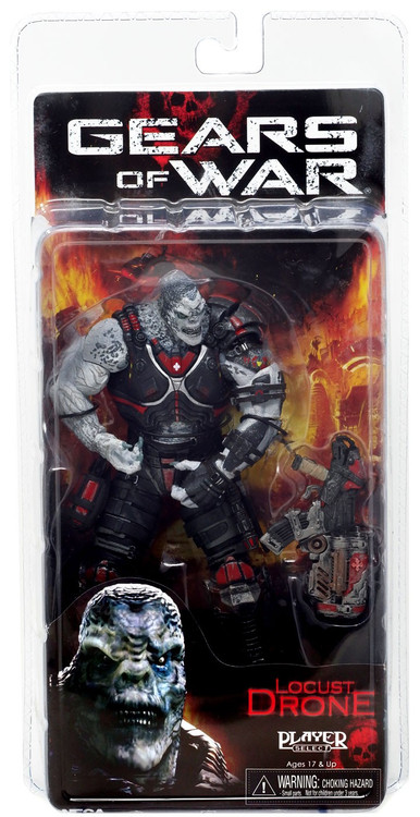 NECA Gears of War Series 1 Locust Drone Action Figure - ToyWiz