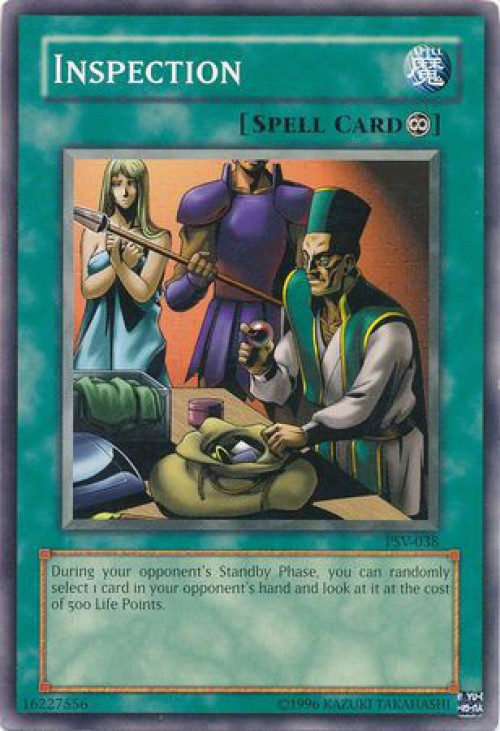 YuGiOh Pharaohs Servant Single Card Common Inspection PSV-038 - ToyWiz