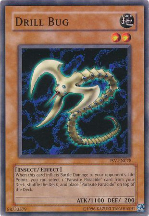 YuGiOh Pharaohs Servant Single Card Common Drill Bug PSV-078 - ToyWiz
