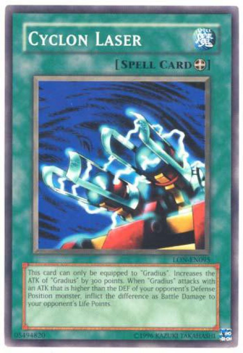 YuGiOh Labyrinth of Nightmare Single Card Common Cyclon Laser LON-095 -  ToyWiz