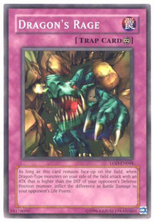 YuGiOh Legacy of Darkness Single Card Common Dragons Rage LOD-048 - ToyWiz
