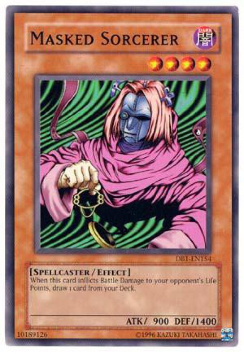 yugioh dark beginning 1 card list YuGiOh Dark Beginning 1 Single Card Common Masked Sorcerer DB1-EN154