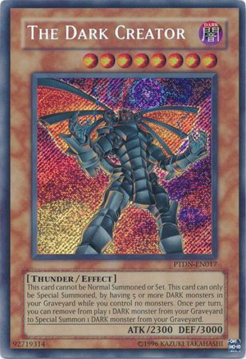 YuGiOh GX Trading Card Game Phantom Darkness Single Card Secret