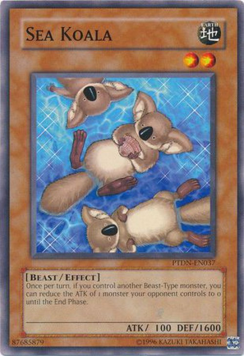 YuGiOh GX Trading Card Game Phantom Darkness Single Card Common Sea Koala PTDN-EN037 - ToyWiz YuGiOh GX Trading Card Game Phantom Darkness Single Card Common Sea Koala PTDN-EN037 - ToyWiz