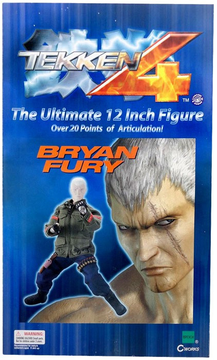 Tekken 4 Bryan Fury 12 Collectible Figure CWorks - ToyWiz