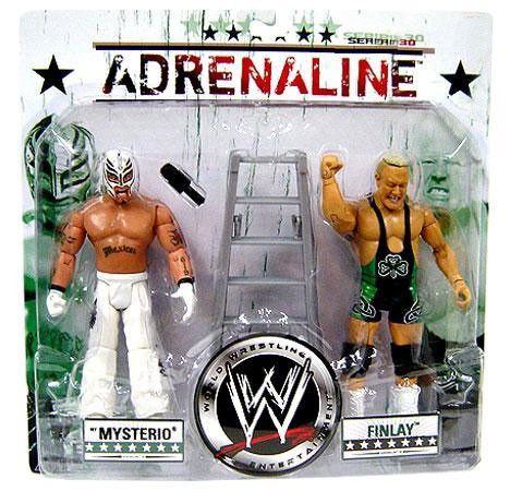 WWE Wrestling Adrenaline Series 30 Rey Mysterio Finlay Action 