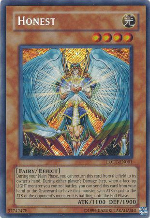 YuGiOh GX Trading Card Game of Destruction Single Card Secret Rare Honest LODT-EN001 - ToyWiz