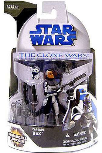 Star Wars The Clone Wars Clone Wars 2008 Captain Rex 375 Action