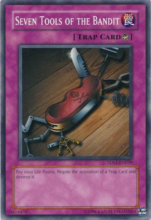 遊戯王OCG デュエルモンスターズ Seven Tools of the Bandit 1st Edition YuGiOh 2008 Starter Deck Single Card Common Seven Tools of the
