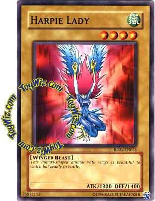 harpie lady yugioh card 2 Mint / near mint condition trading card Crystalcommerce Harpie Lady 1