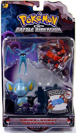 Pokemon Diamond Pearl Series 10 Shinx, Zubat Rhyperior Figure 3