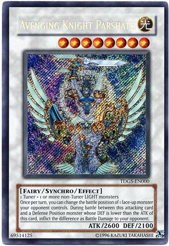 YuGiOh The Duelist Genesis Single Card Secret Rare Avenging Knight