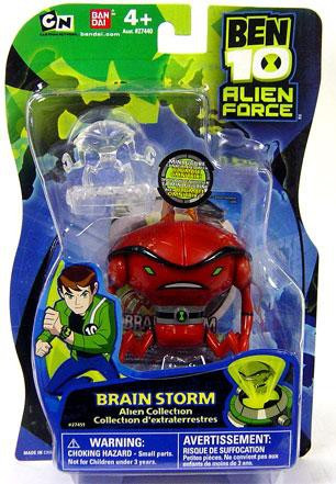 Ben 10 Alien Force Alien Collection Brain Storm 4 Action Figure Bandai ...