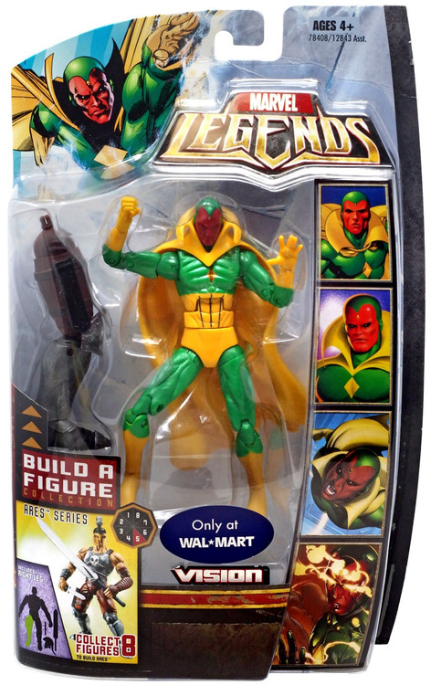 マーベルレジェンド　アレス ビルド Marvel Legends Ares Build a Figure Vision Exclusive Action