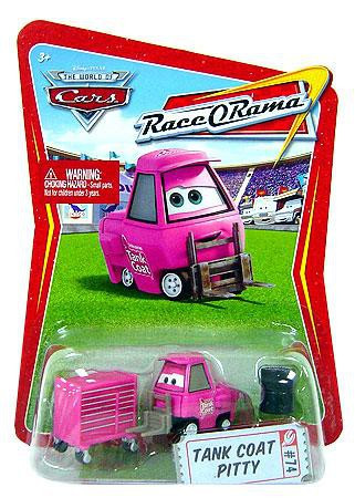 Disney pixar cars Race O Rama5点セット Disney Pixar Cars The World of Cars Race-O-Rama Tank Coat Pitty