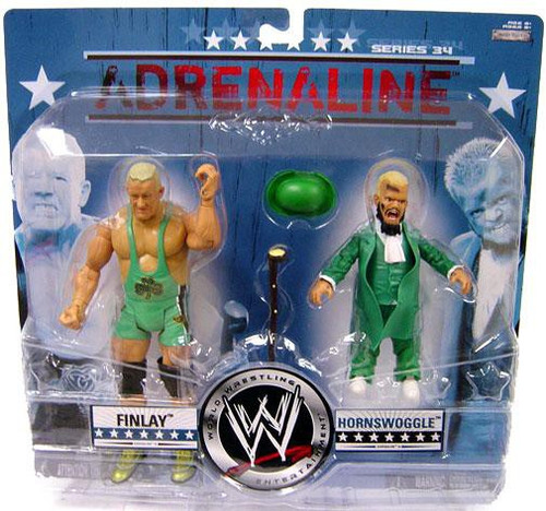 WWE Wrestling Adrenaline Series 34 Finlay Hornswoggle Action 